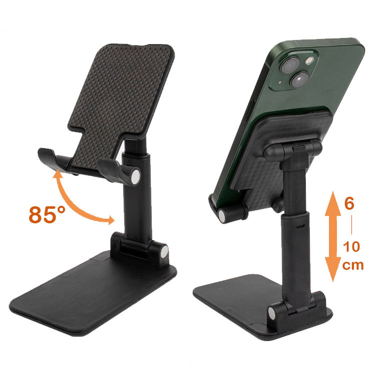 SUPPORT TELEPHONE BLANC NOIR